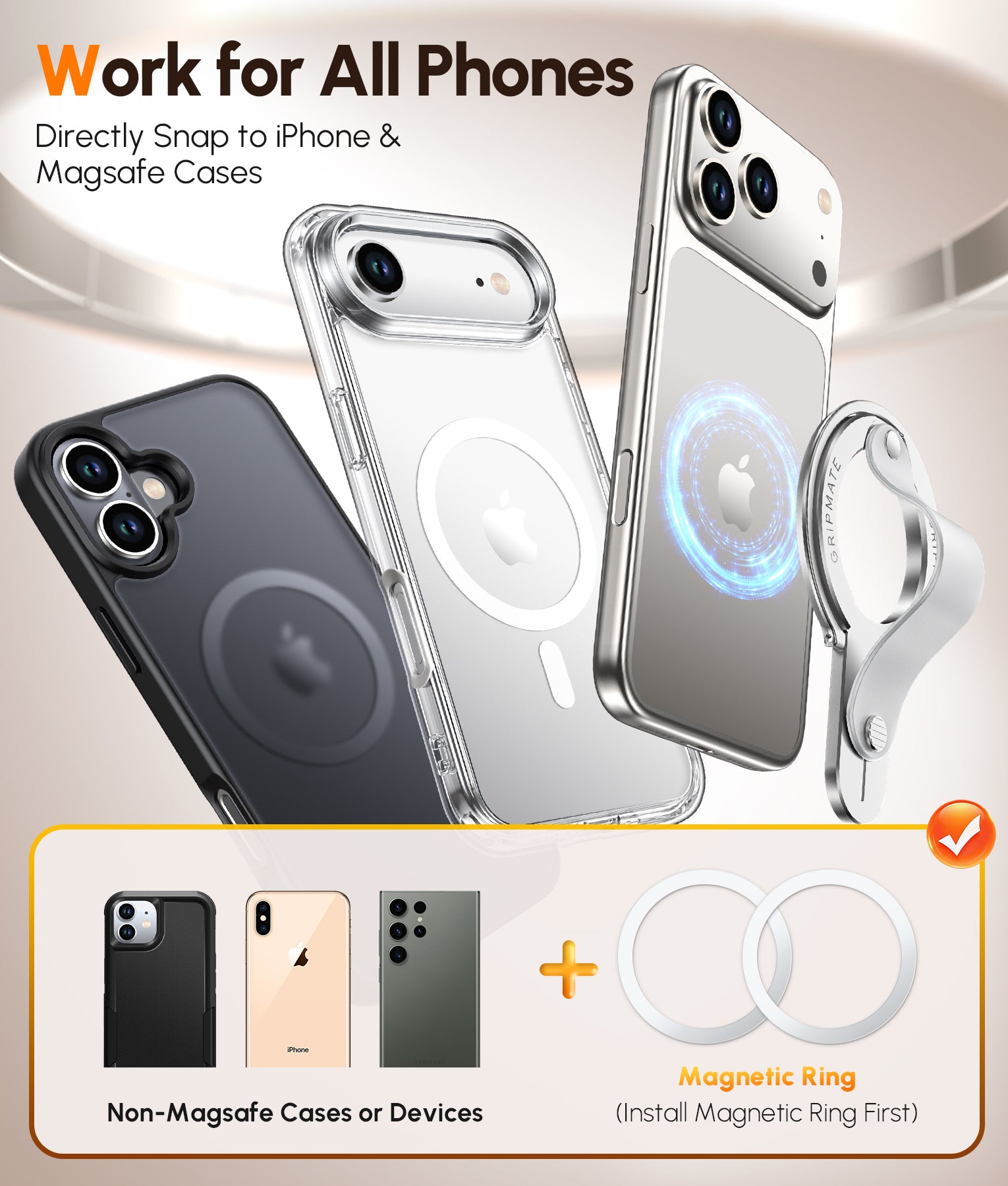 Gripmate 2 Magnetic Phone Loop Grip