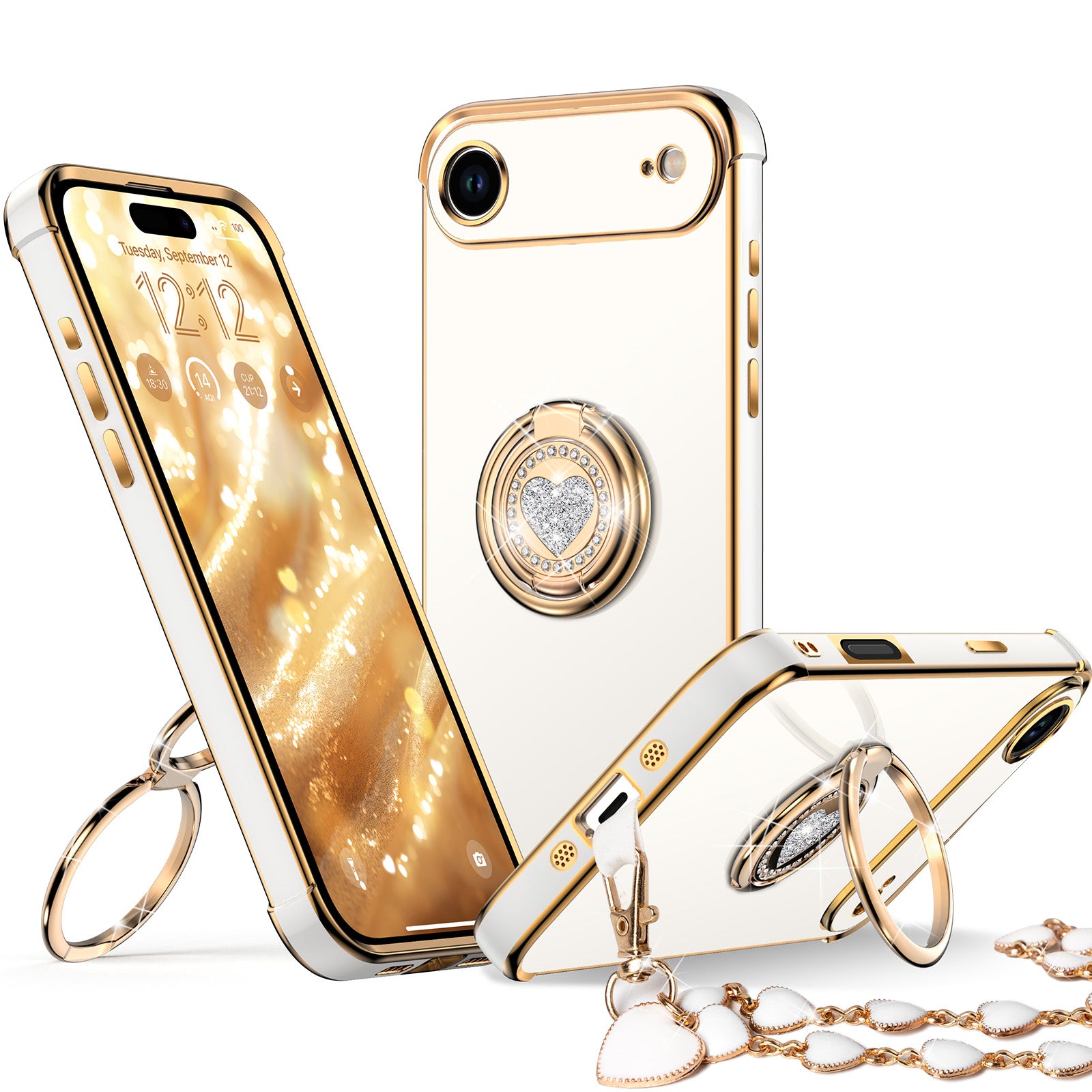 Classic Chrome Phone Case For iPhone 17 Series