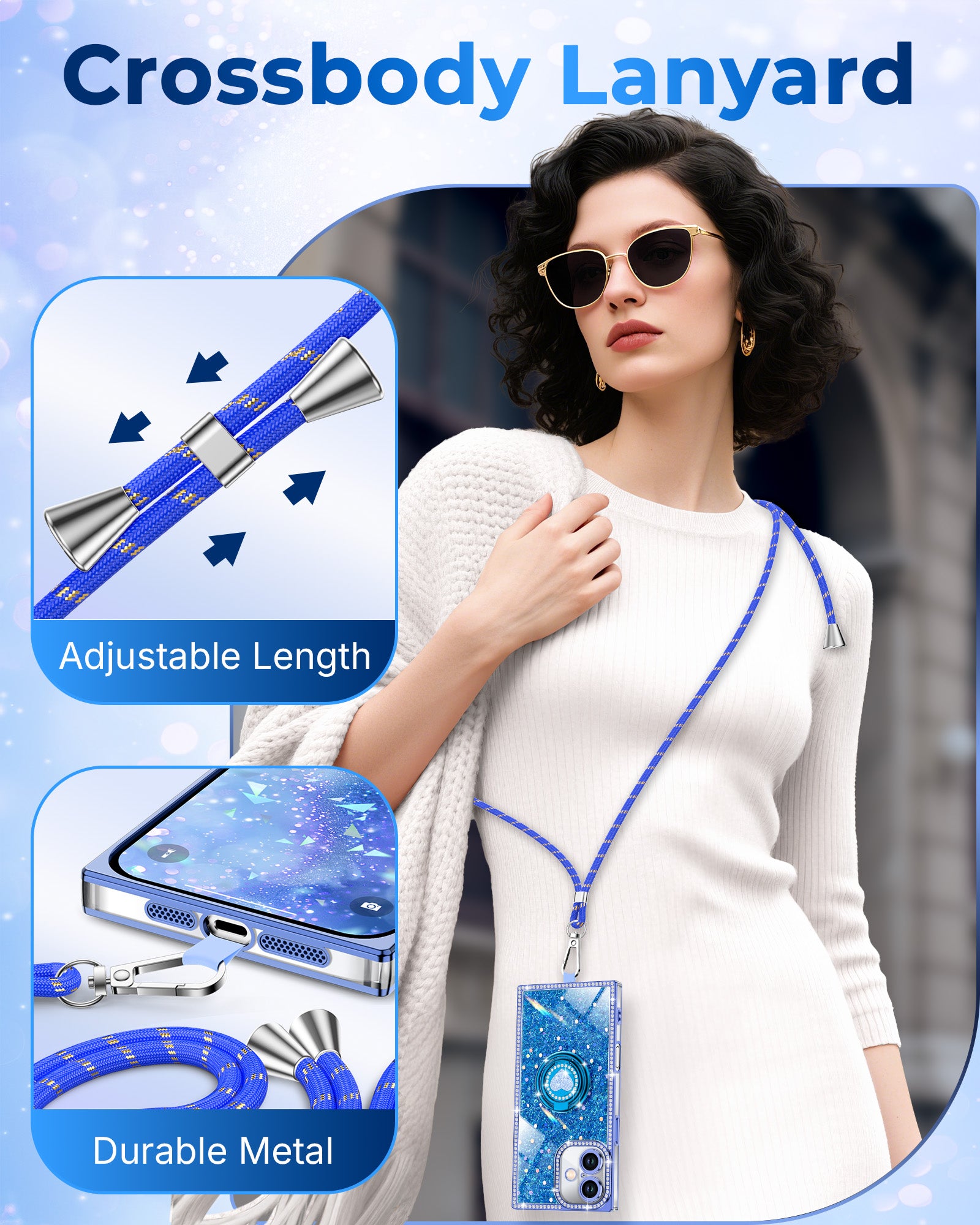 Sparkle Stones Phone Case For iPhone 16 Series