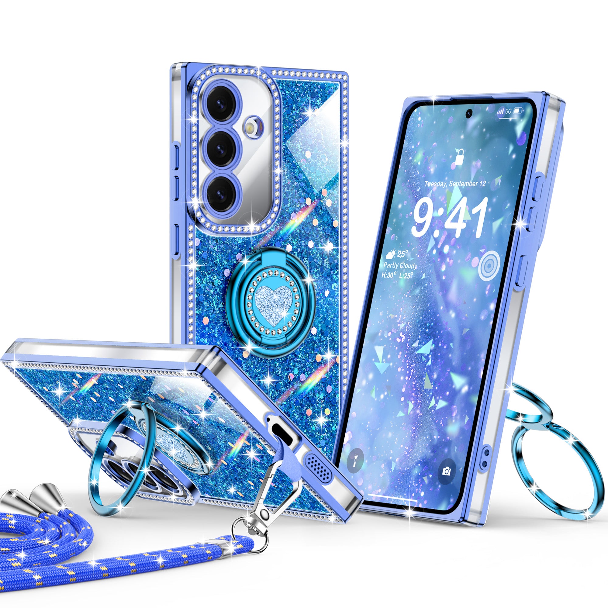 Sparkle Stones Phone Case For Samsung S24 Series