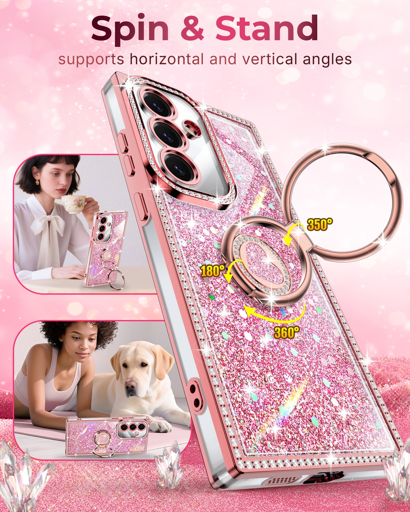 Sparkle Stones Phone Case For Samsung S24 Series