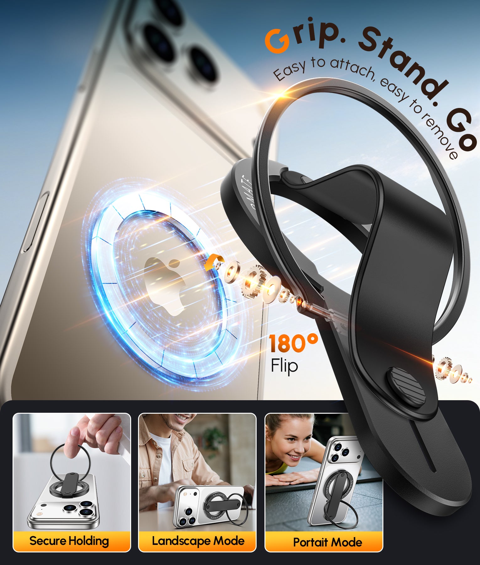 Gripmate 2 Magnetic Phone Loop Grip