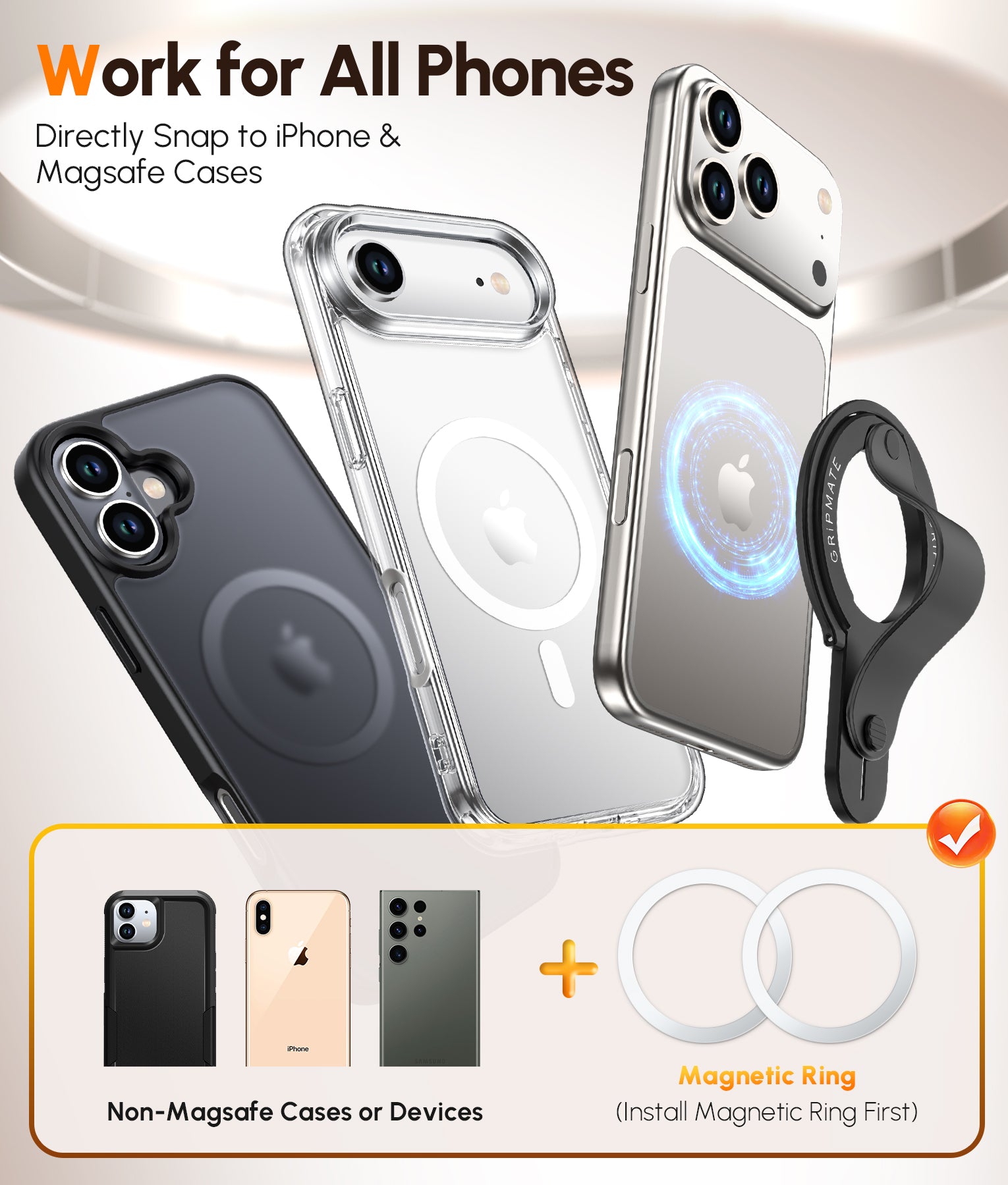 Gripmate 2 Magnetic Phone Loop Grip