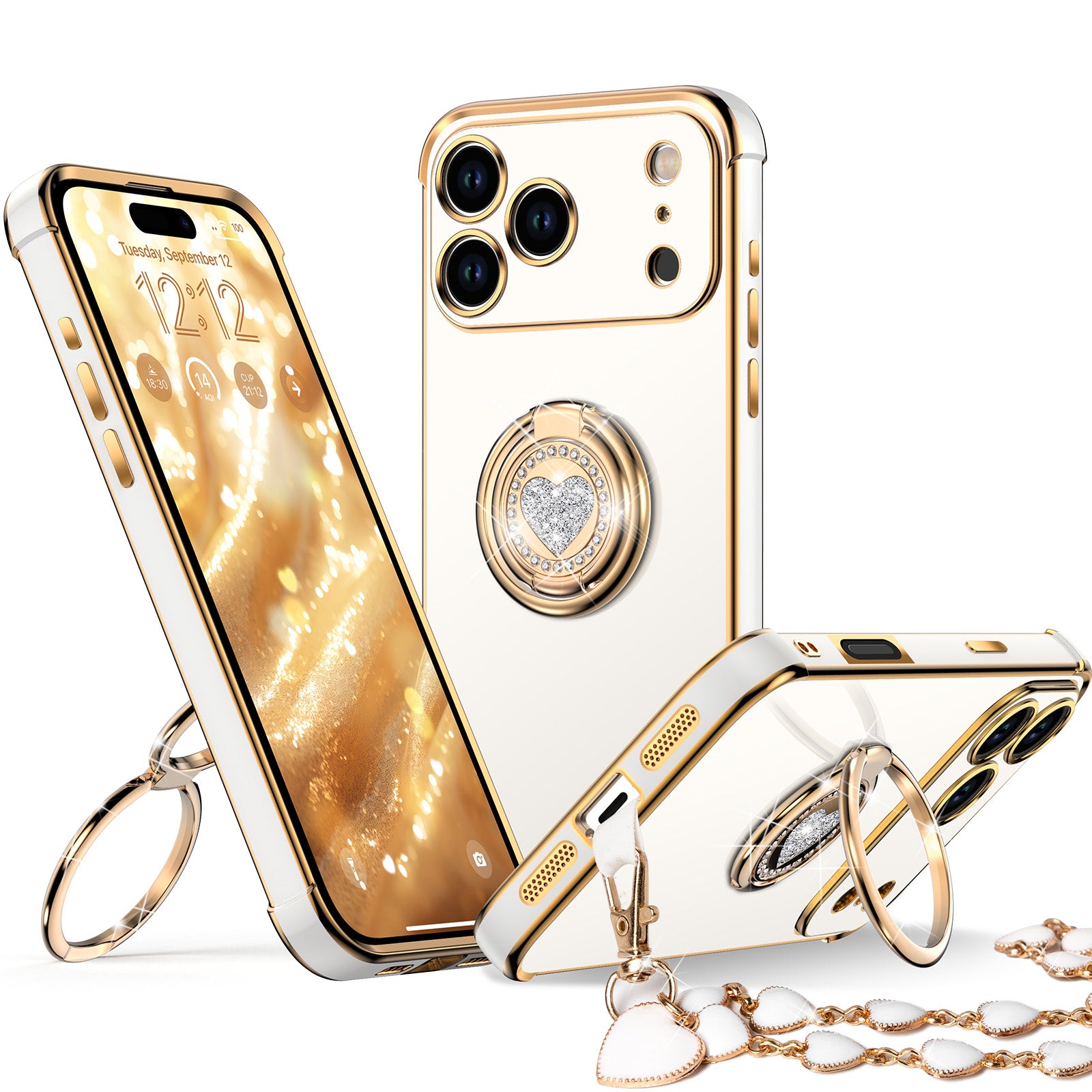 Classic Chrome Phone Case For iPhone 17 Series