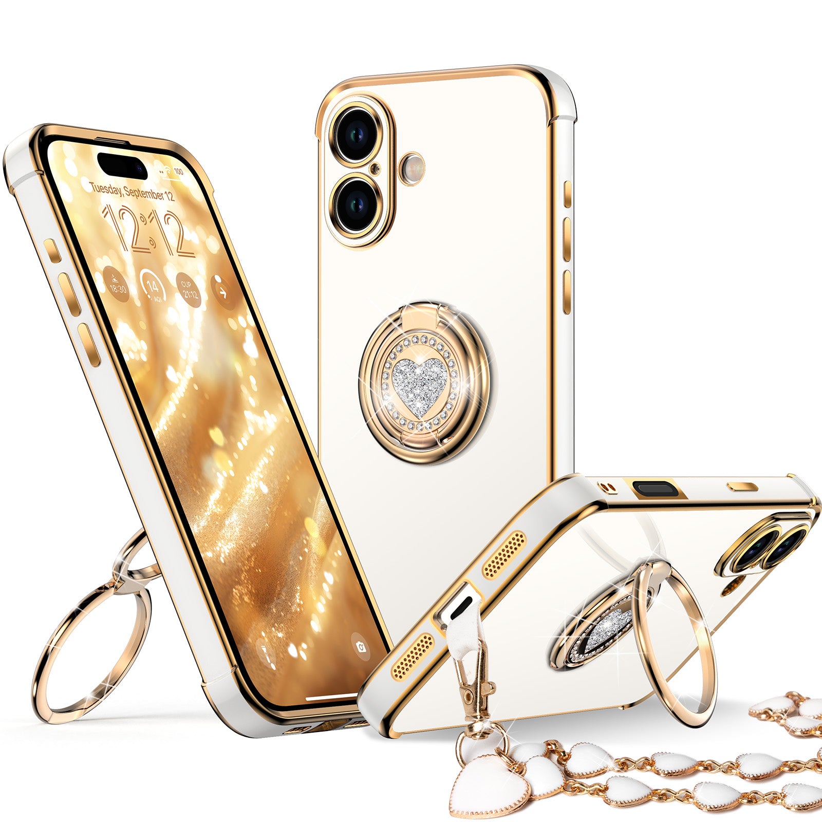 Classic Chrome Phone Case For iPhone 17 Series