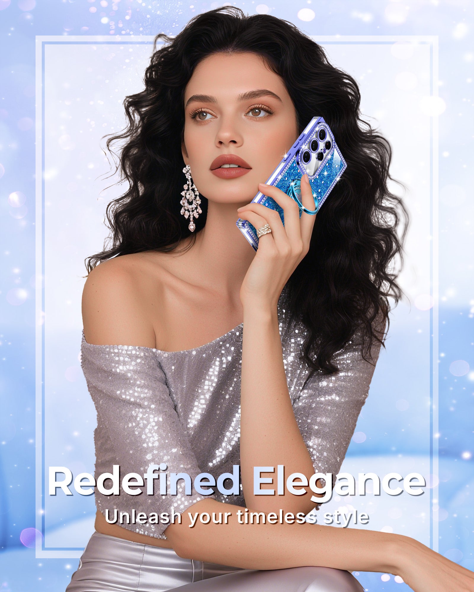 Sparkle Stones Phone Case For Samsung S25 Series