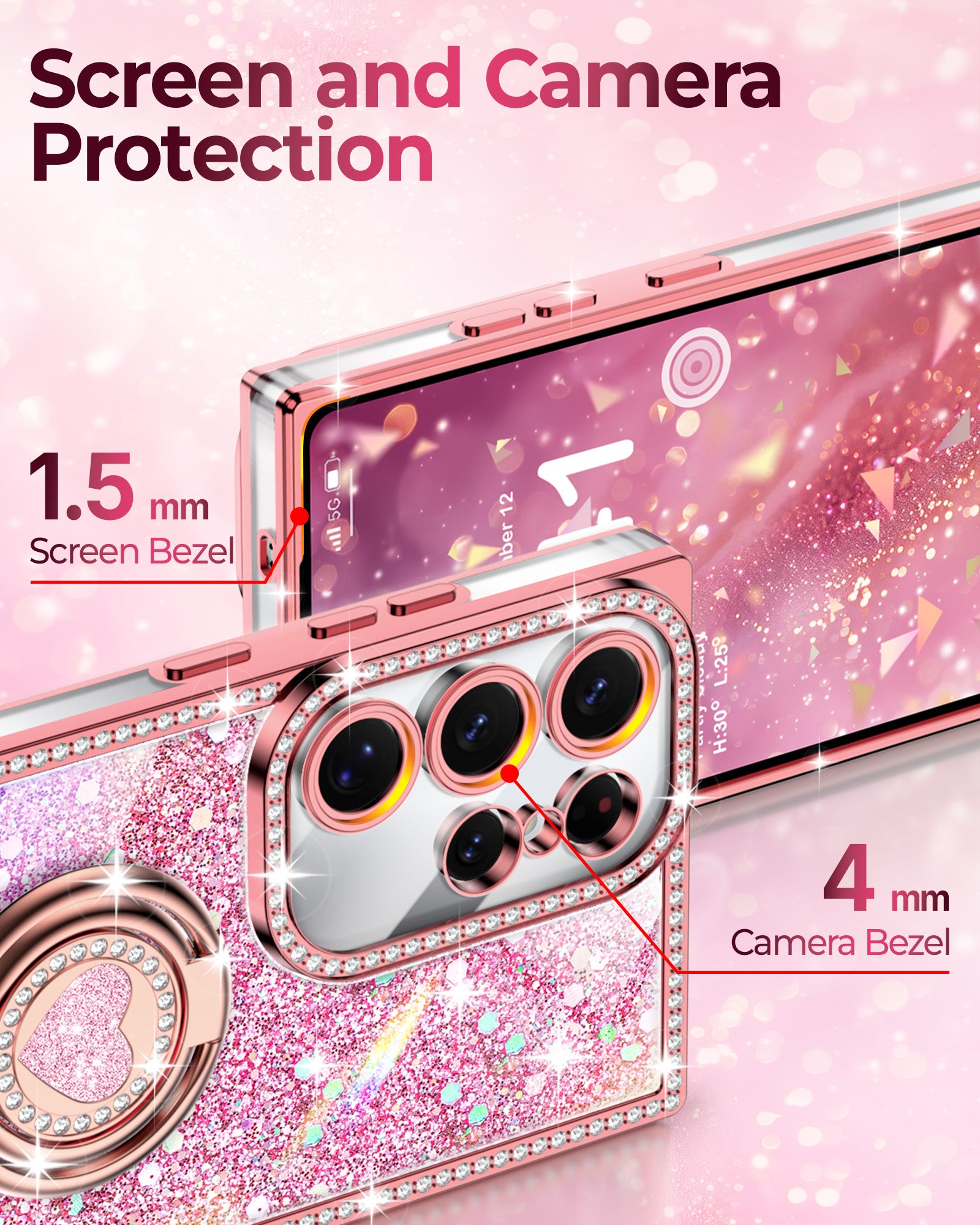 Sparkle Stones Phone Case For Samsung S25 Series