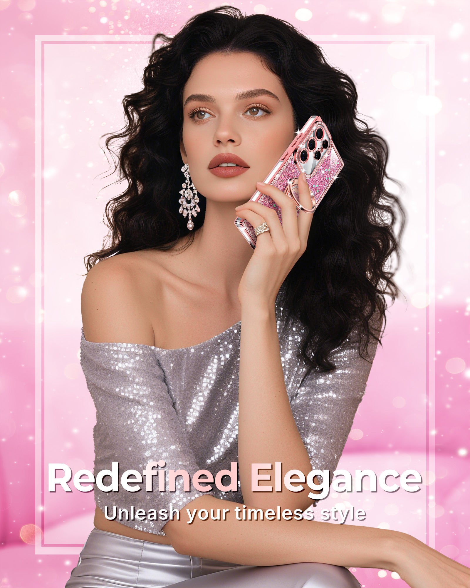 Sparkle Stones Phone Case For Samsung S25 Series