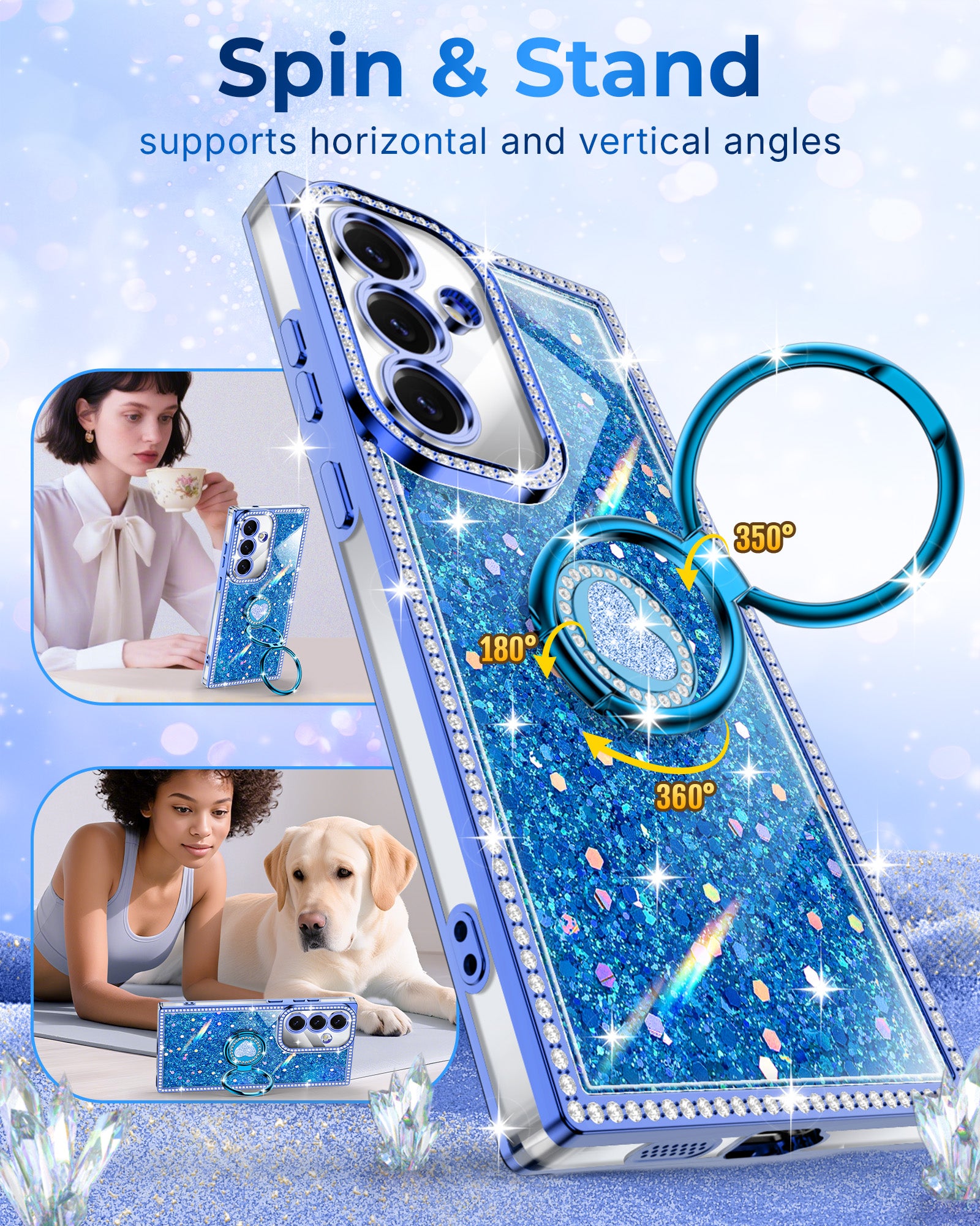 Sparkle Stones Phone Case For Samsung S24 Series