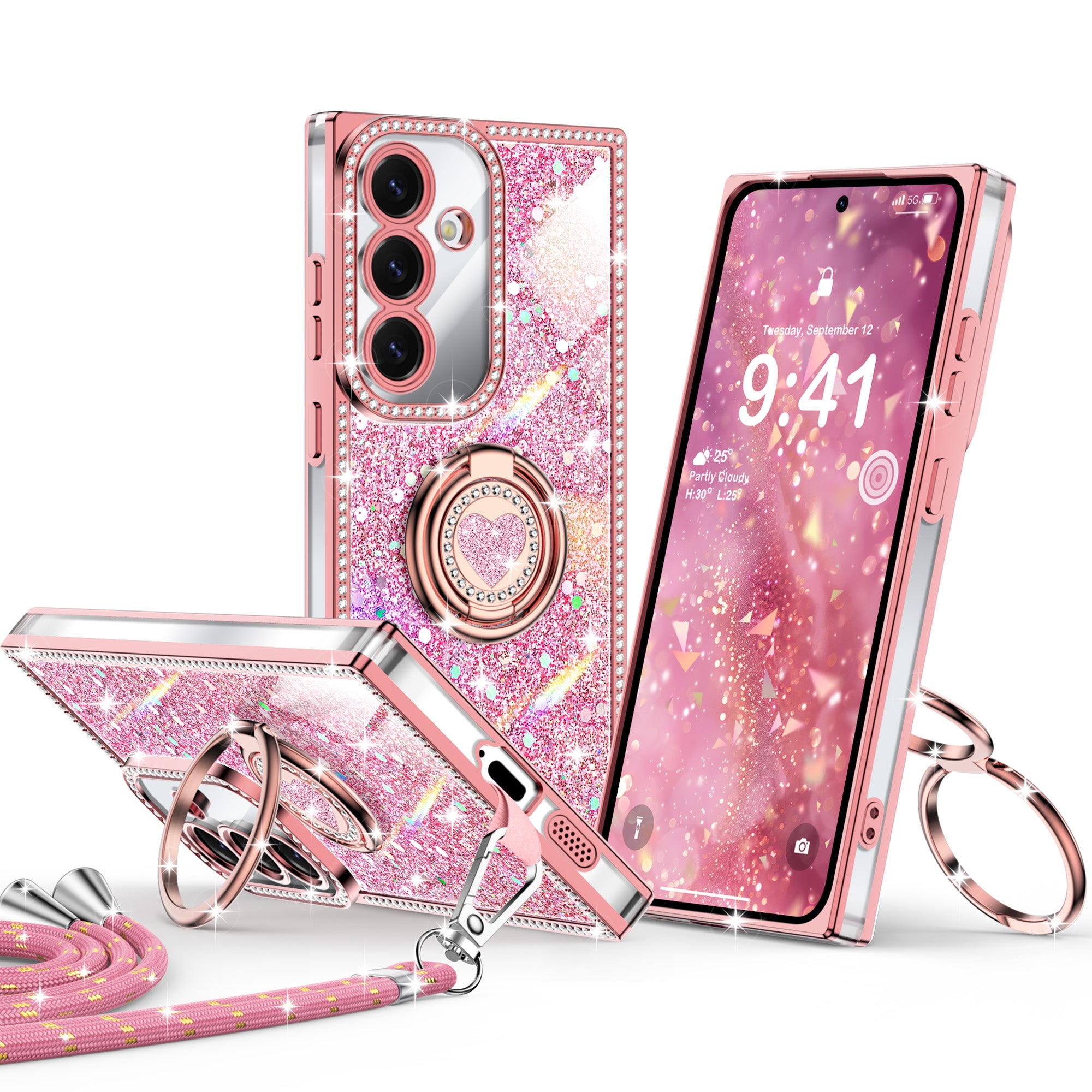 Sparkle Stones Phone Case For Samsung S24 Series